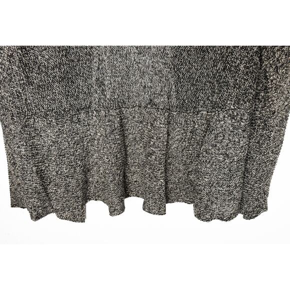 Eileen Fisher Womens 100% Linen Open Front Shaped Cardigan Sweater Ruffle Hem 1X - Picture 4 of 7